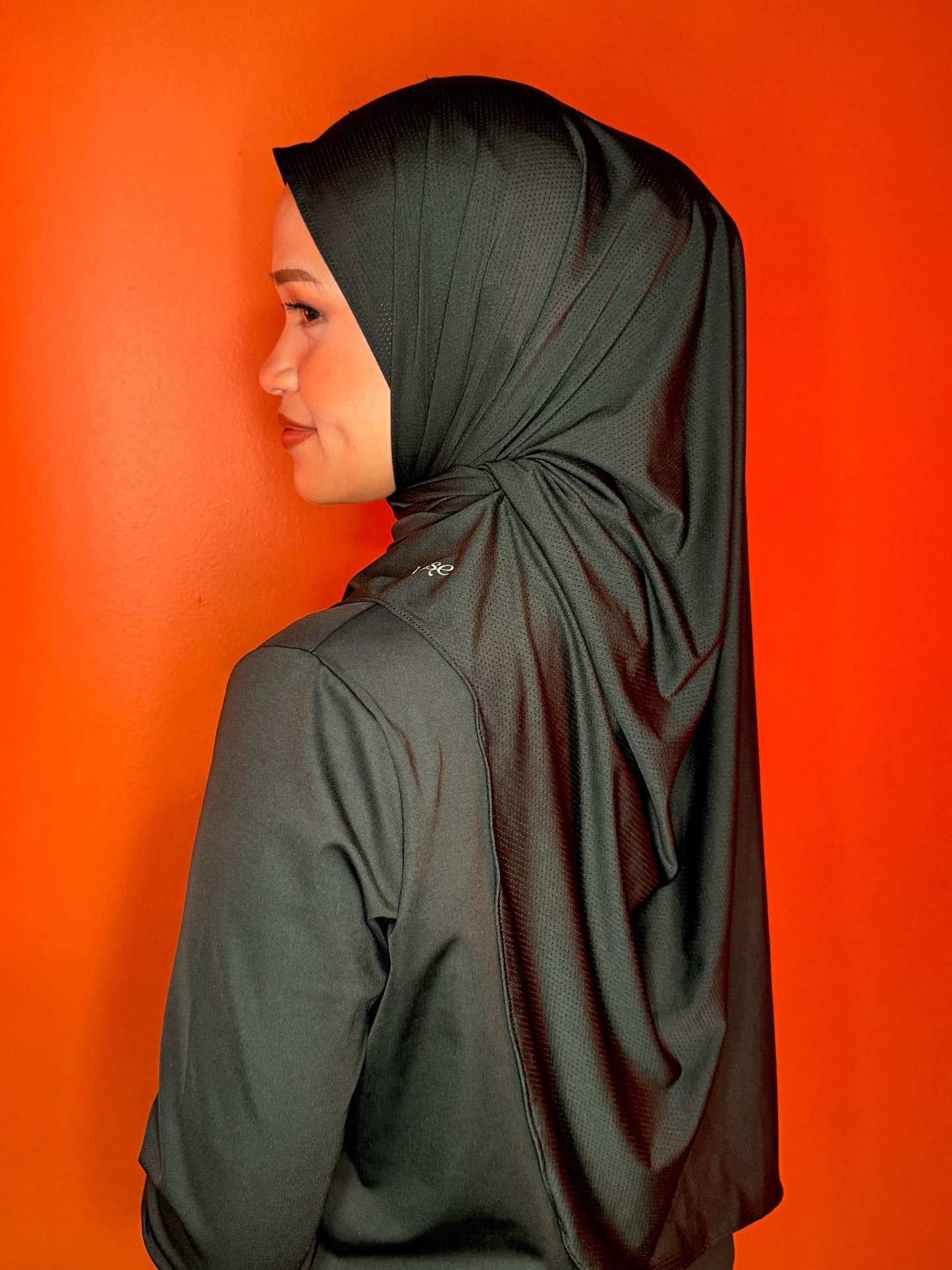[PREORDER] Black Sport Hijab (Full Coverage)