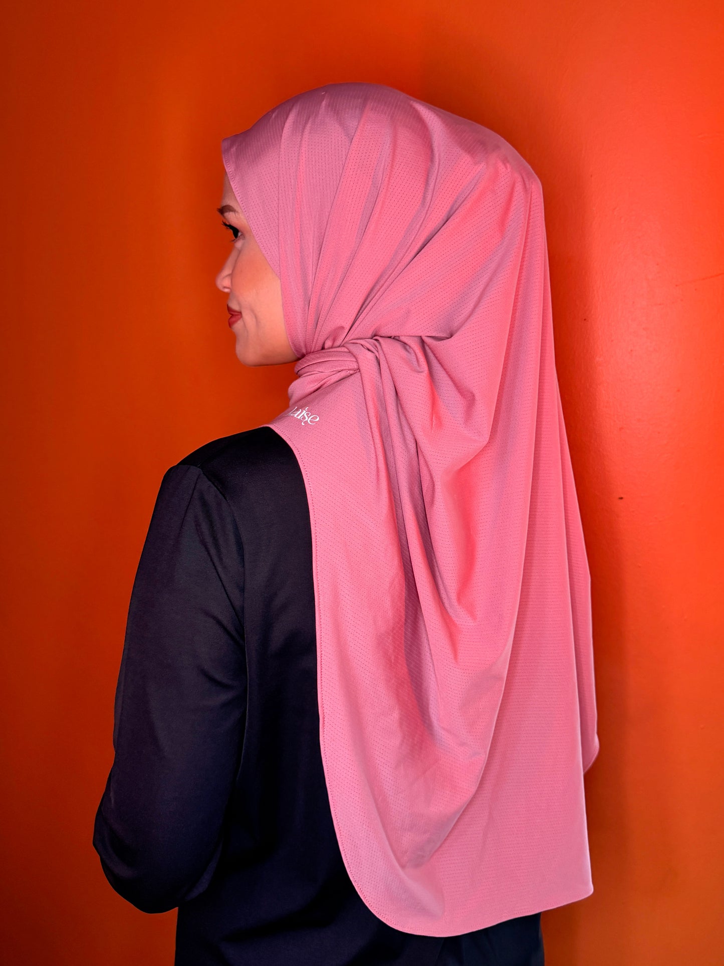 Pink Sport Hijab (Full Coverage)