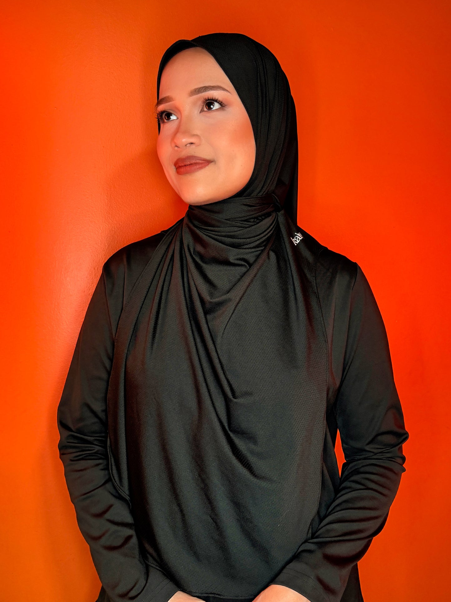[PREORDER] Black Sport Hijab (Full Coverage)
