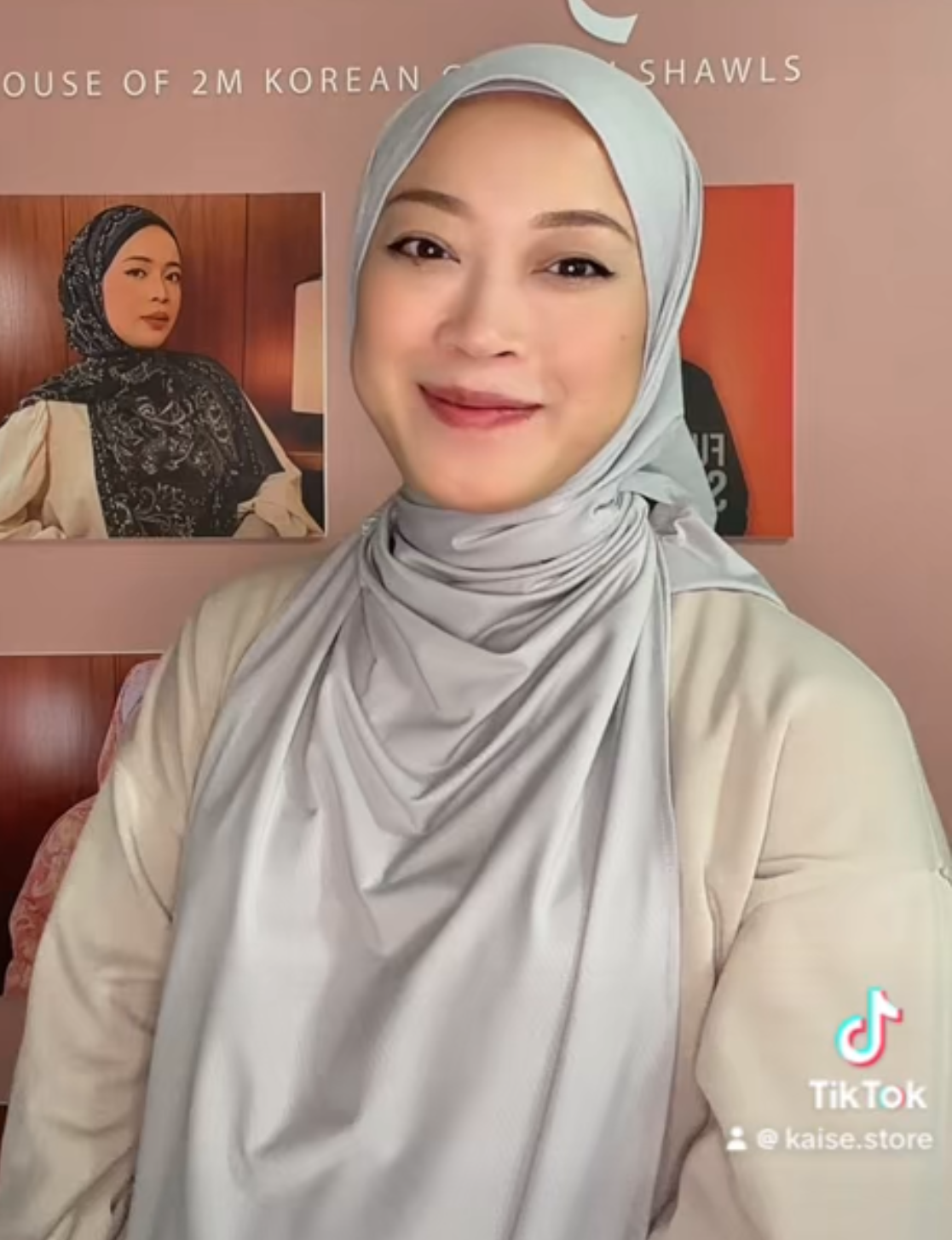 [PREORDER] Grey Sport Hijab (Full Coverage)