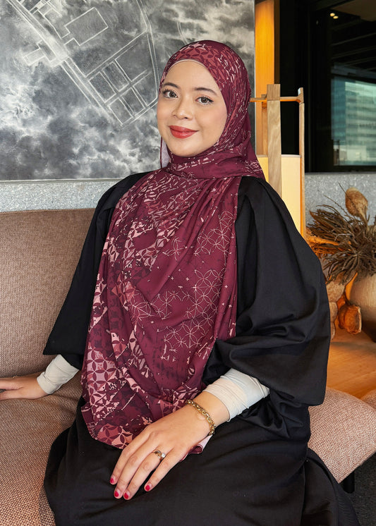 Modern Kawung (Maroon)