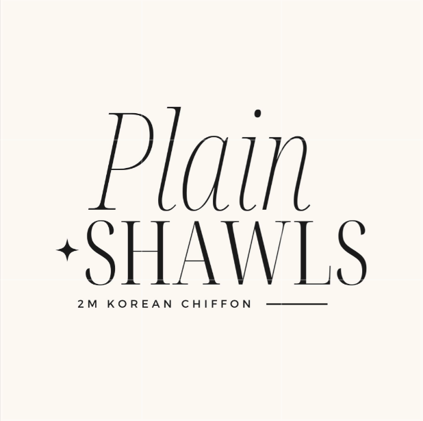 Plain Shawl (2m Korean Chiffon)