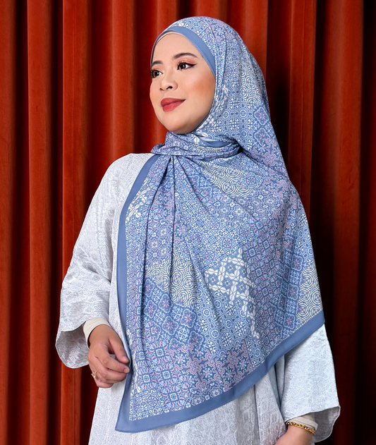 The Heritage Weave (Blue Pink)